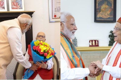 Modi meets LK Advani, Murli Manohar Joshi after key NDA meet