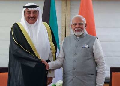 Narendra Modi stresses the importance India gives to its bilateral bond with Kuwait during his meeting with Crown Prince