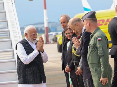 My visit will add momentum to the India-Poland friendship, posts PM Narendra Modi on X after arriving in Warsaw