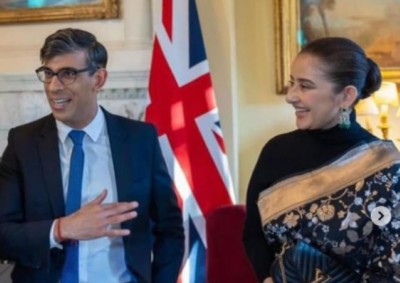 Manisha Koirala meets UK PM Rishi Sunak, shares images on Instagram