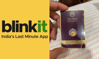 'Got scammed': Delhi man claims he ordered 1 gm gold coin from Blinkit, gets 0.5 gm instead