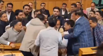 Jammu and Kashmir Assembly sees brawl over Article 370, House adjourned