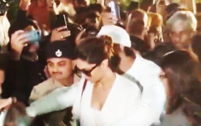 Pregnant Deepika Padukone and Ranveer Singh arrive at Jamnagar for Anant Ambani-Radhika Merchant's wedding