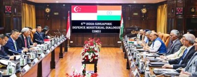 Rajnath Singh meets Singaporean counterpart Ng Eng Hen, discusses bilateral defence ties