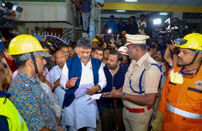 Under-construction building that collapsed in Bengaluru was illegal: DK Shivakumar