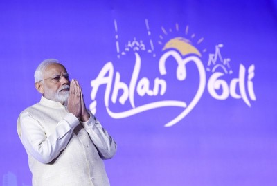 PM Modi makes 'third term' pitch in Abu Dhabi, hails India-UAE 'dosti'