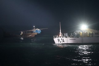 Indian Coast Guard rescues 27 Bangladeshi fishermen stuck in boat in Bay of Bengal