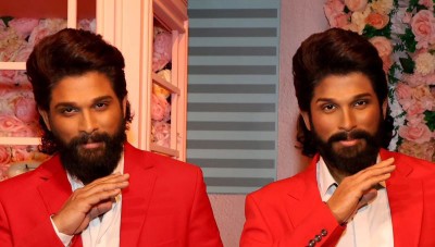 Allu Arjun's wax statue in Madame Tussauds recreates popular 'Jhukega Nahi' pose