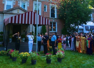 Indian diaspora members celebrate Independence Day in USA