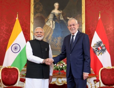 Narendra Modi, Austrian President  Alexander Van der Bellen discuss renewable energy during their meeting in Vienna