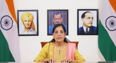 Sunita Kejriwal reads out jailed husband's message to people, backdrop creates fresh controversy