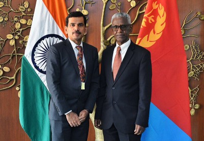 India-Eritrea discuss discuss issues promoting development, cooperation in spirit of South-South cooperation