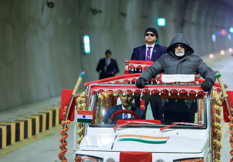 PM Modi inaugurates all-weather Sonamarg Tunnel in Jammu and Kashmir