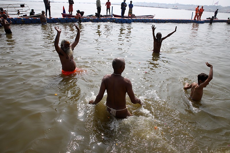 Mahakumbh 2025: Snapshots of holy dip in Prayagraj