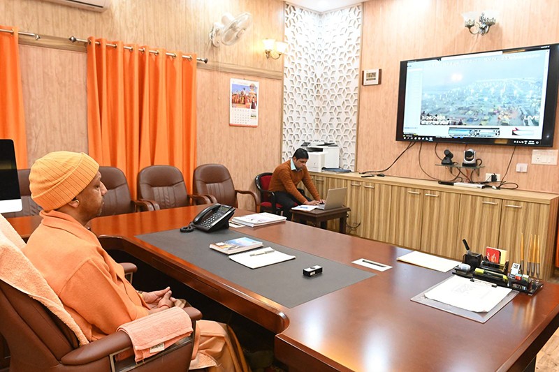 Yogi Adityanath monitors final snan of Maha Kumbh