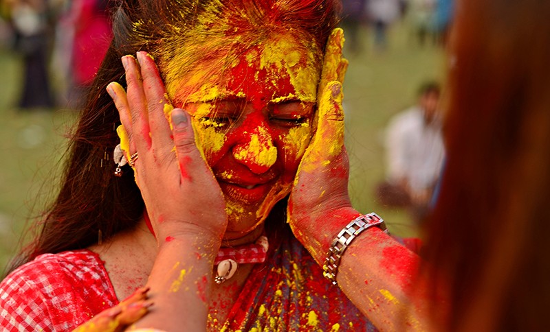 In Images: Holi celebrations in Kolkata