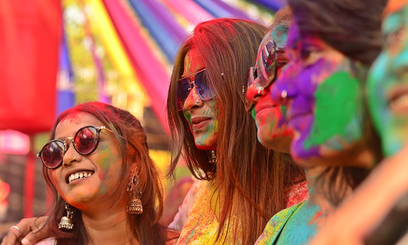 In Images: Holi celebrations in Kolkata