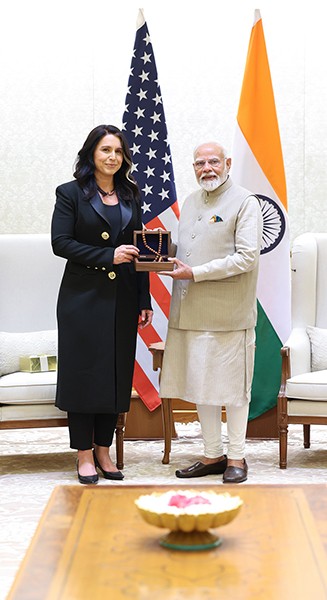In Images: PM Modi meets Tulsi Gabbard in New Delhi