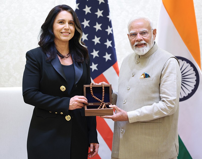 In Images: PM Modi meets Tulsi Gabbard in New Delhi