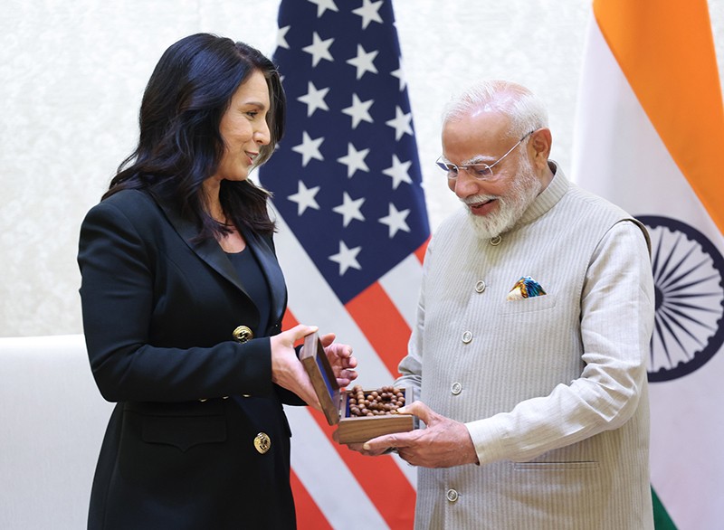 In Images: PM Modi meets Tulsi Gabbard in New Delhi
