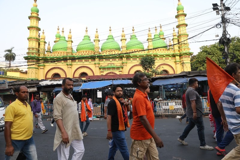 In Images: Vishva Hindu Parishad organises protest rally against Pahalgam terror attack in Kolkata