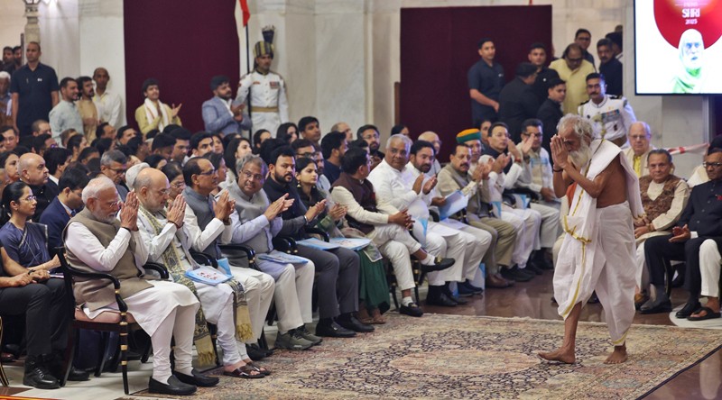 In Images: President Murmu presents 2025 Padma Awards at Rashtrapati Bhavan