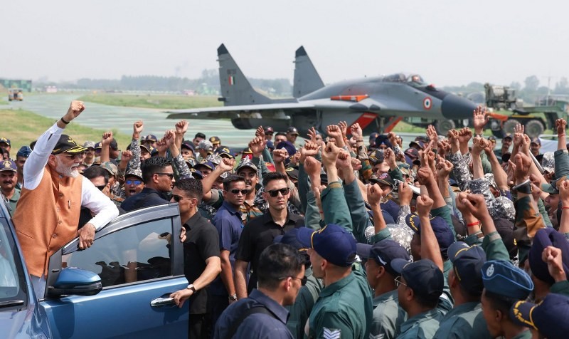 In Images: Narendra Modi visits Adampur Air Base days after Operation Sindoor