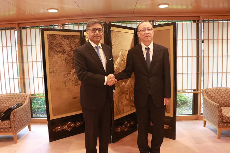 In Images: Vikram Misri joins Takehiro Funakoshi for strategic dialogue in Tokyo