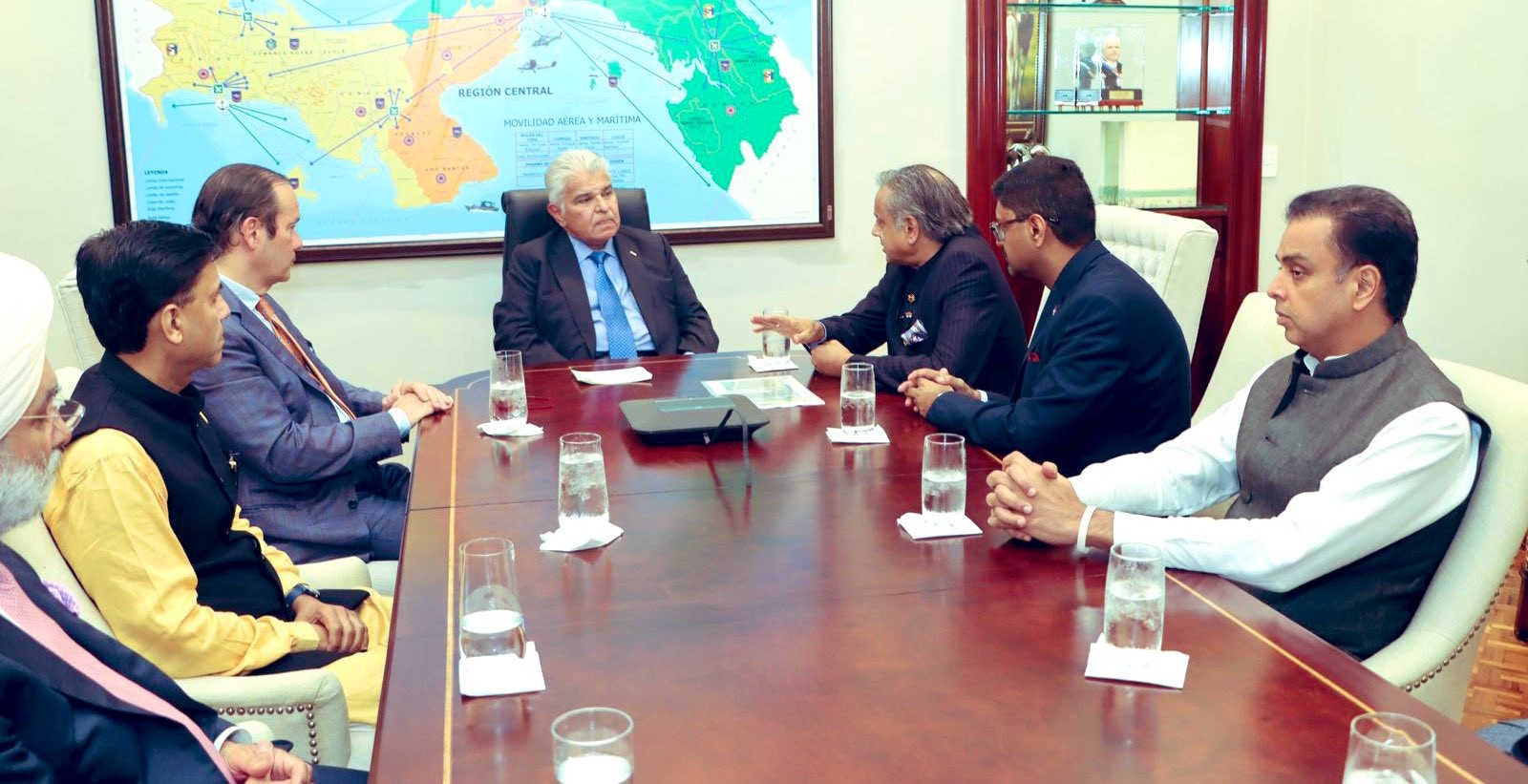 In Images: Tharoor-led delegation meets Panama President, seeks support against terrorism