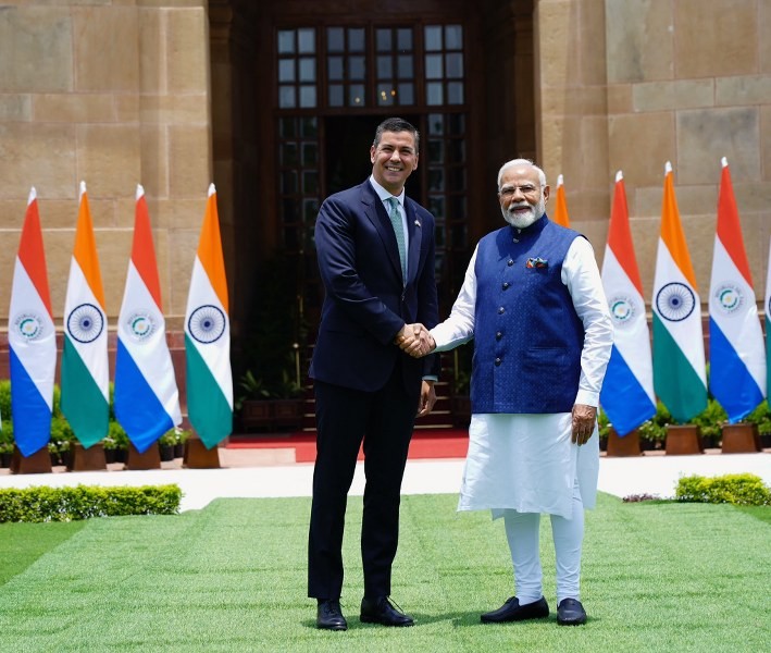 In Images: Paraguay President Santiago Palacios meets PM in New Delhi