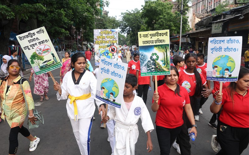 In Images: Kolkata residents rally on World Environment Day