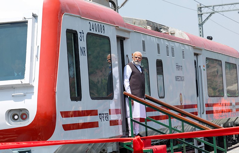 In Images: PM Modi inaugurates world's tallest railway bridge in Jammu and Kashmir