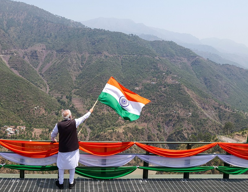 In Images: PM Modi inaugurates world's tallest railway bridge in Jammu and Kashmir