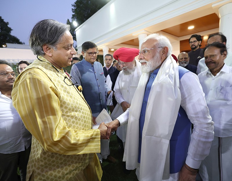 In Images: PM Modi's informal meeting with delegations that briefed world on Operation Sindoor