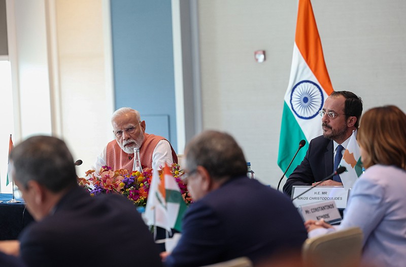In Images: PM Modi at 'business event' in Cyprus