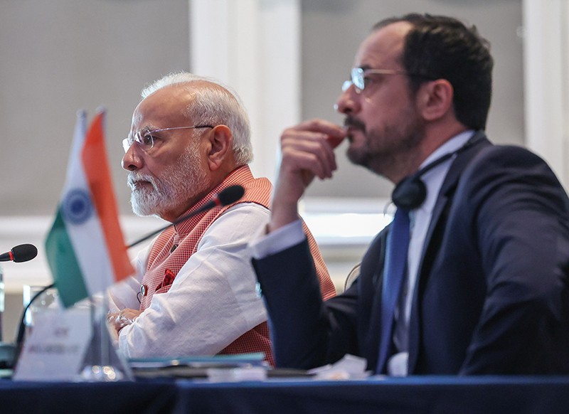 In Images: PM Modi at 'business event' in Cyprus