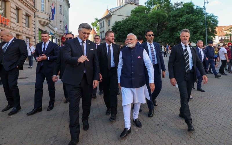 In Images: PM Modi in Croatia