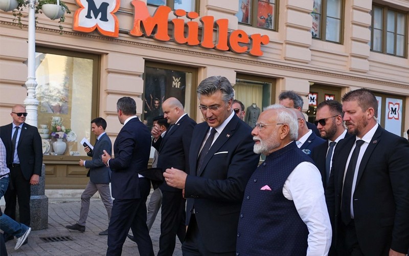 In Images: PM Modi in Croatia