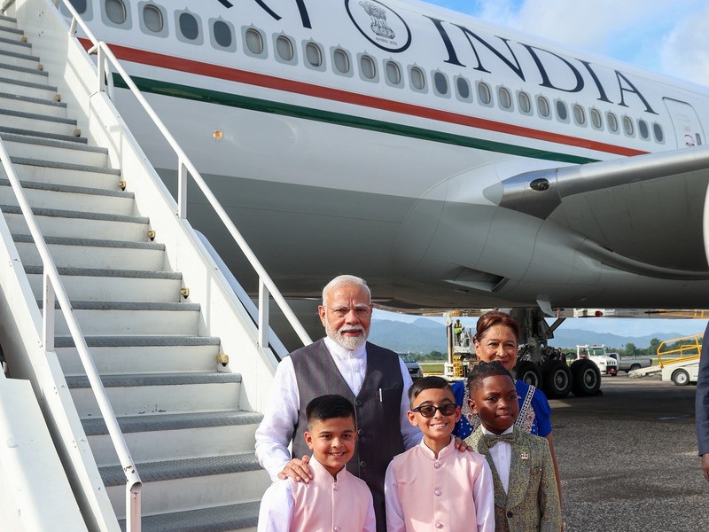 In Images: PM Modi arrives in Trinidad and Tobago