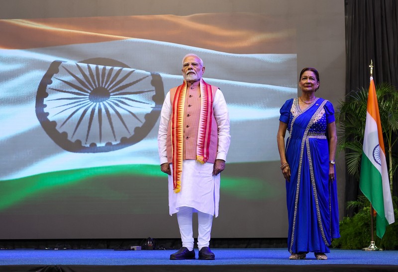 In Images: PM Modi addresses Indian community in Trinidad and Tobago