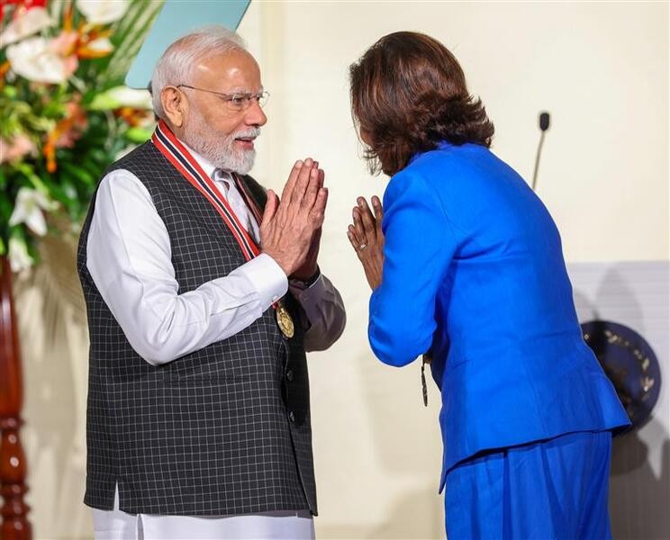 In Images: PM Modi conferred with Trinidad and Tobago national honour