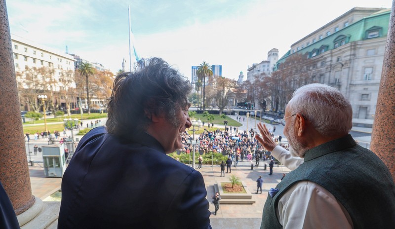 In Images: PM Modi meets Argentinian Prez Javier Gerardo Milei