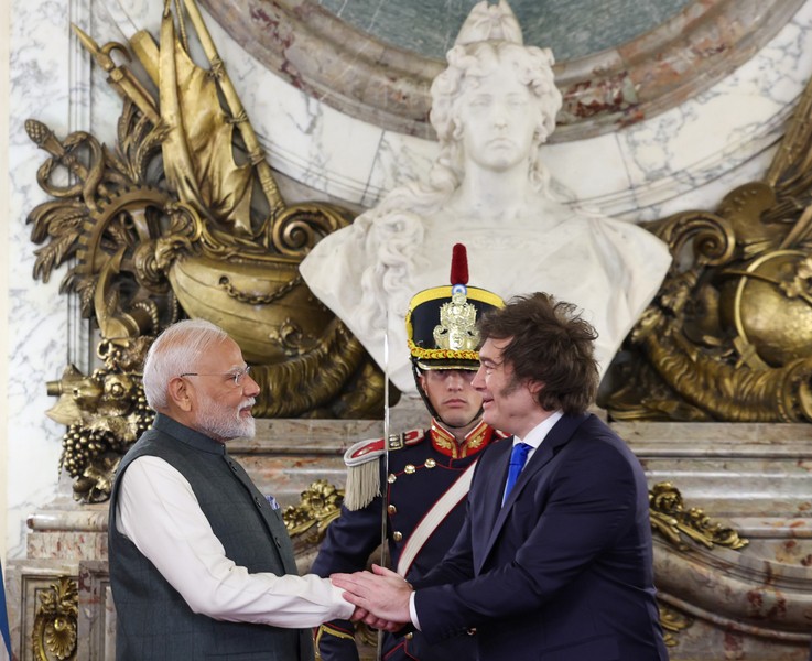 In Images: PM Modi meets Argentinian Prez Javier Gerardo Milei