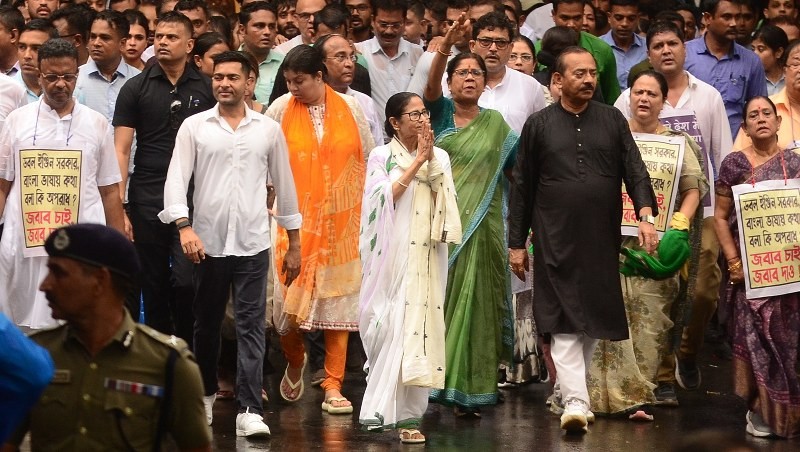 In Images: Mamata leads protest march in Kolkata against harassment of Bengali migrants in BJP-ruled states