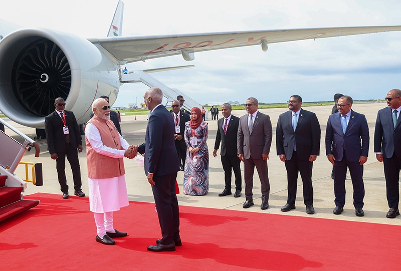 In Images: PM Modi receives warm welcome in Maldives