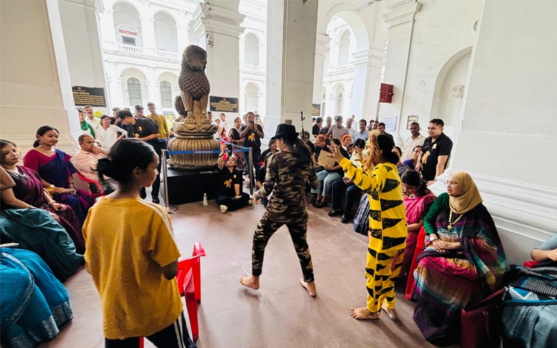 In Images: Indian Museum marks International Tiger Day with powerful street play
