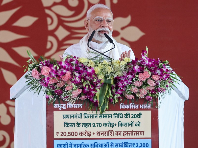 In Images: PM Modi addresses gathering, launches development projects at Varanasi