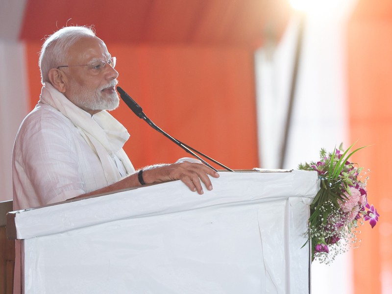 In Images: PM Modi addresses gathering, launches development projects at Varanasi