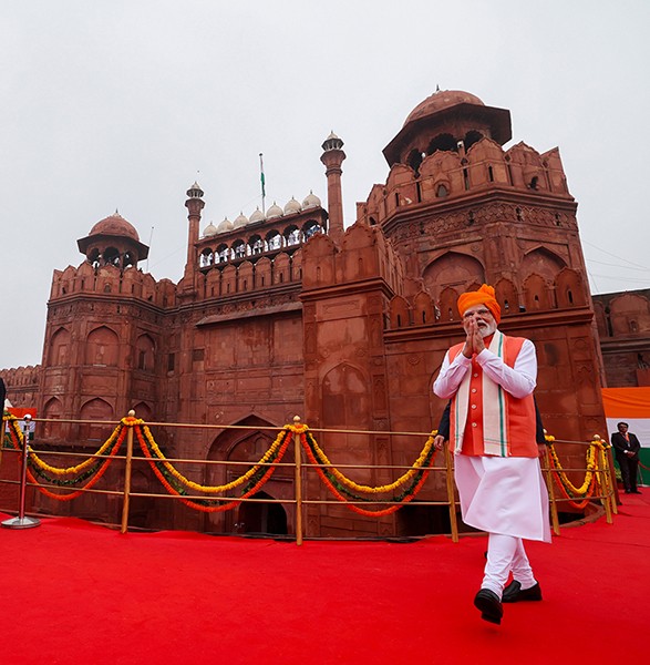 In Images: PM Modi addresses nation from Red Fort on 79th Independence Day