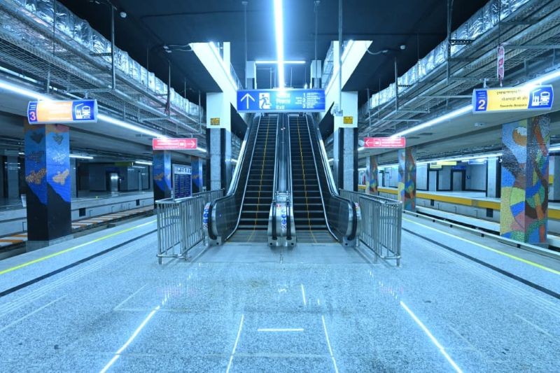 In Images: Inside Kolkata Metro’s new Yellow Line stations